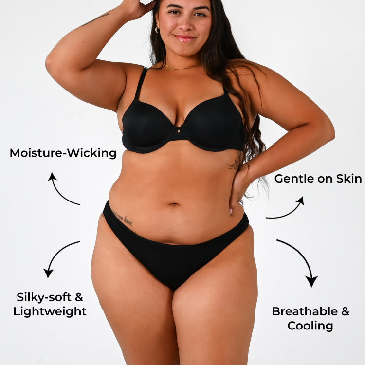 Bamboo-Fiber Ultra-Soft & Breathable Knickers (Classic Bikini)