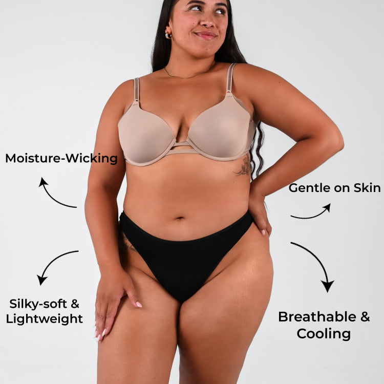 Bamboo-Fiber Ultra-Soft & Breathable Knickers (Thong)