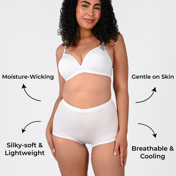 Bamboo-Fiber Ultra-Soft & Breathable Knickers (Boyshort)